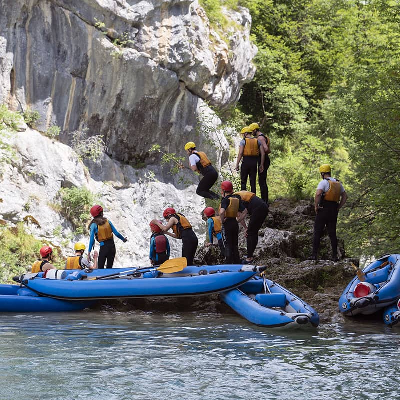 Kayaking Mreznica river tour Degenija Tours